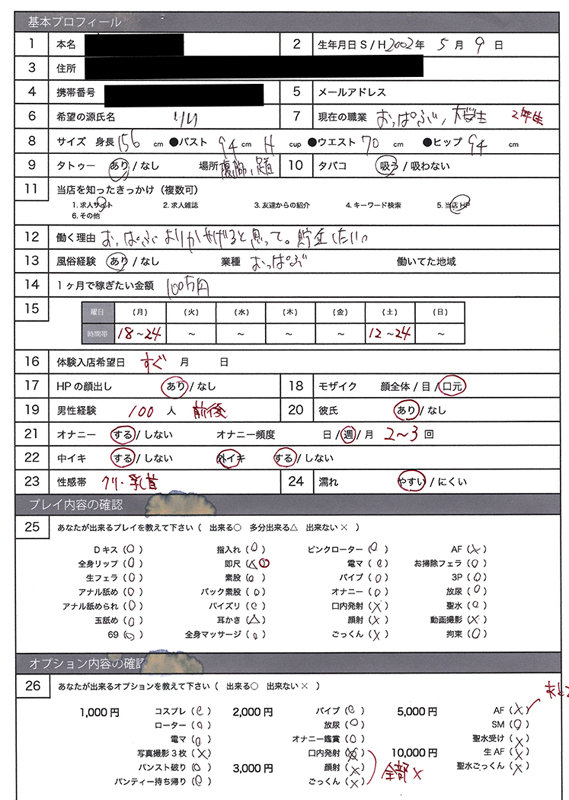 りり　風俗ちゃん。　deli002　源氏名:りり 実年:22歳 昼間の職業:学生＋おっぱぶ　2
