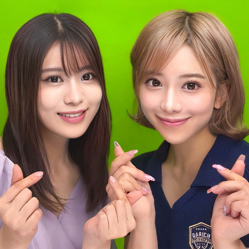 S211ちゃん＆N211ちゃん　蜃気楼　shinki211　明るい髪色のハーフの様な顔立ちの女性は、甘え上手な性格3