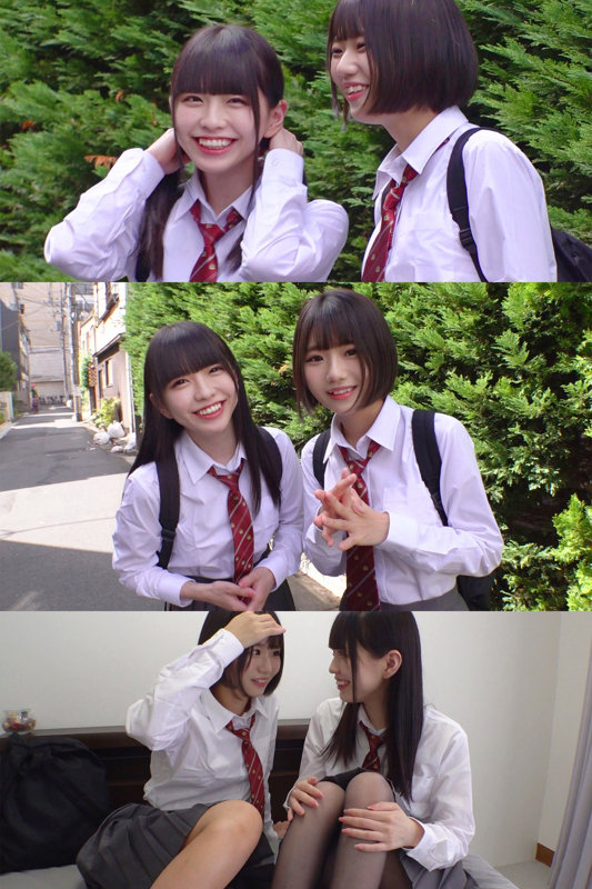 こはるちゃん&りくちゃん 素人ムクムク-夢中- smuc140 待ち合わせ場所で待っていたのは、とても可愛い女の子2人組です。2