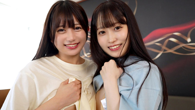 【SIMW-001】みづき＆かりん しろうとまんまんW-画像-美少女2人