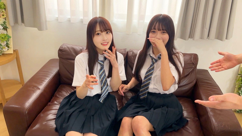 【SKHO-196】みづきちゃん＆かりんちゃん シロウト速報-画像-かわいい制服姿
