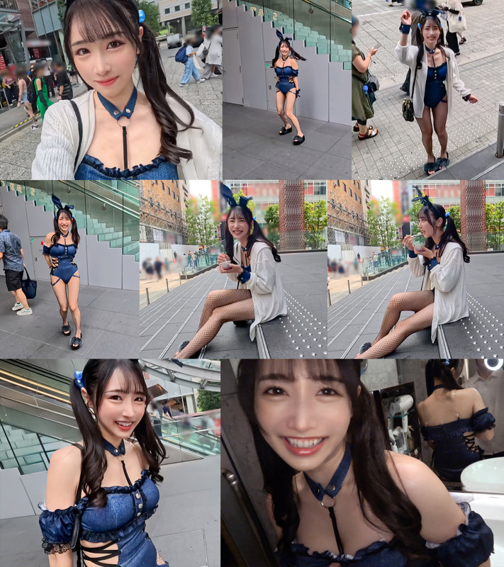 【BNGG-003】ゆいぴ ぎがdeれいんMk-II-画像-街中にいたエロすぎるコスプレ姿の美女